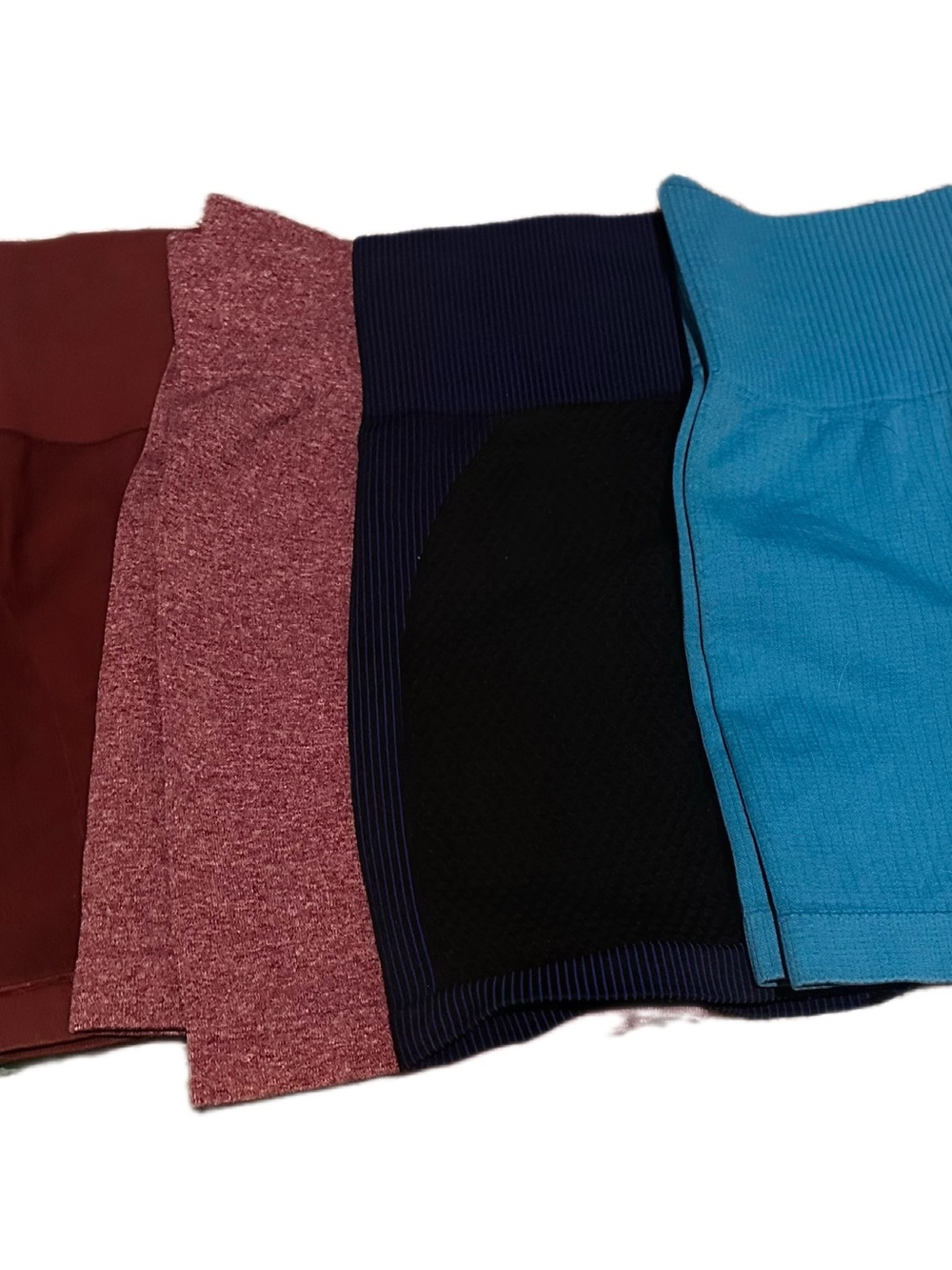 SHEIN Athletic Shorts Set - Teal, Navy, Burgundy, Maroon